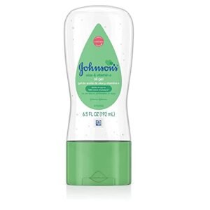 Johnson's Baby Gel Oil Aloe 6.5oz, 2-Pack