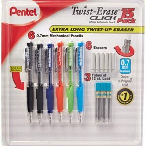 Pentel Twist-Erase Click Mechanical Pencil Set
