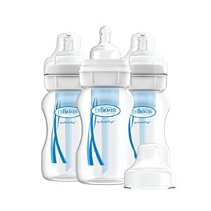 Dr. Brown's Wide-Neck Anti-Colic Bottles, 8oz, 3pk