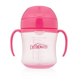 Dr. Brown's Soft-Spout Transition Cup, 6oz, Pink
