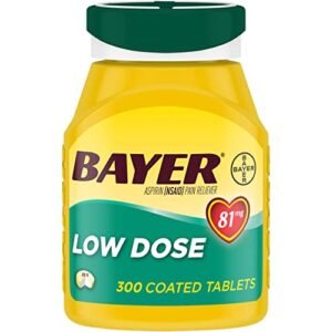 Aspirin Regimen Bayer 81mg Enteric Coated Tablets,