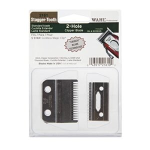 Wahl 2-Hole Stagger-Tooth Clipper Blade, 5 Star Series