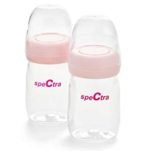 Spectra Wide Neck Baby Bottles, 2-Pack