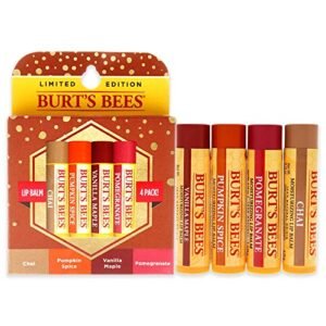 Burts Bees Winter Lip Balm Variety Pack of 4