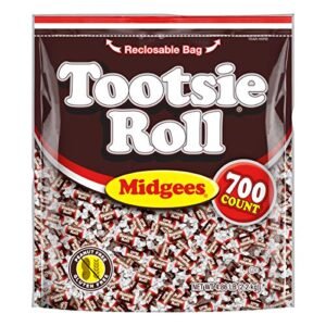 Tootsie Roll Chocolatey Twist Midgees Resealable Standup Bag