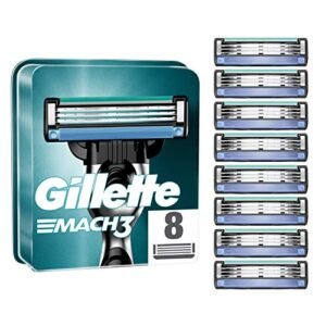 Gillette Mach3 Razor Blades, 8 Refills