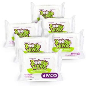 Boogie Wipes Unscented Baby Wipes, 180 Count