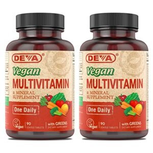 Deva Vegan Multivitamin & Mineral Supplement