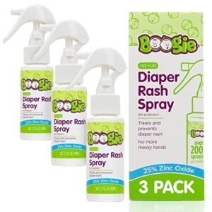 Boogie Bottoms Diaper Rash Spray, 3-Pack