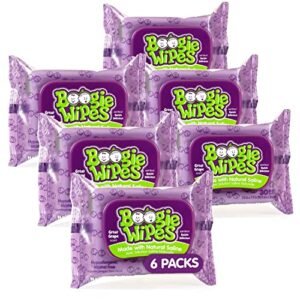 Boogie Wipes Grape Scent, 180 Count (Pack of 6)