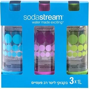 Sodastream 1L Carbonating Bottles (3)