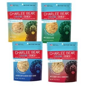 Charlee Bear Dog Treats Variety Pack includes Liver