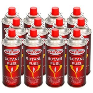 12 GasOne Butane Fuel Canisters