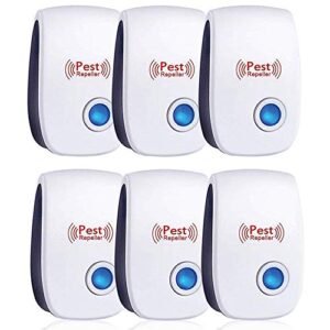 Ultrasonic Pest Repeller 6 Pack,Pest Repellent
